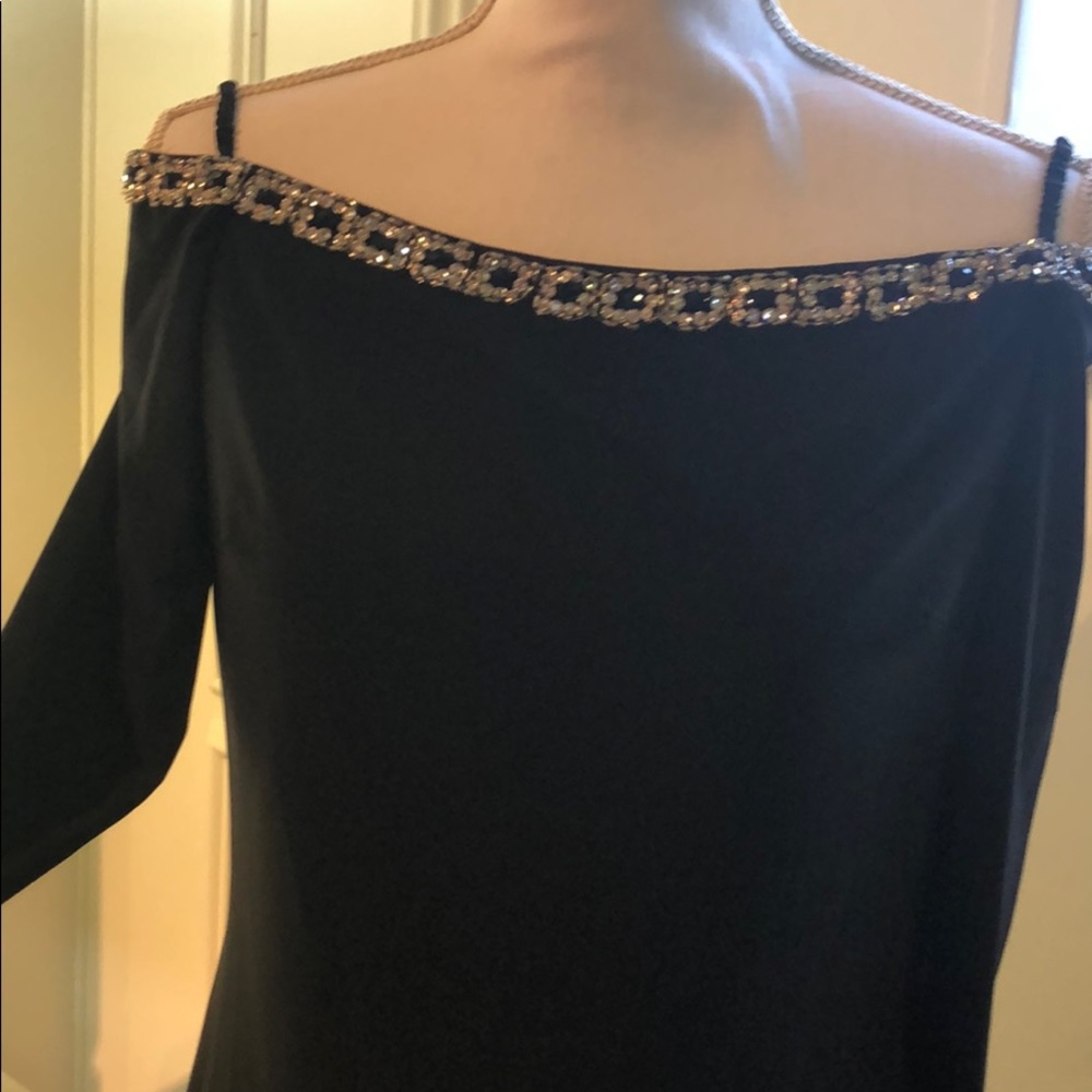 Black cocktail dress